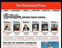 Tablet Screenshot of illustration-magazine.com